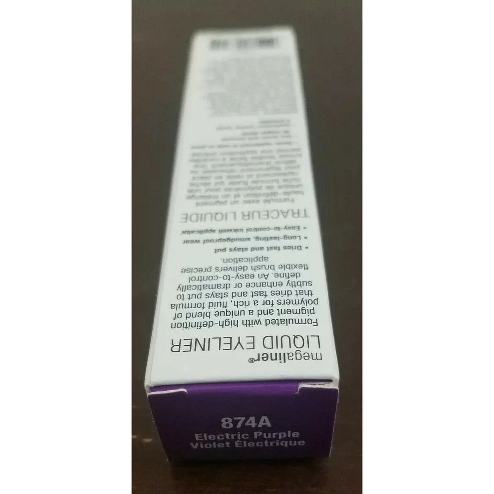 Wet n Wild MegaLiner Liquid Eyeliner, Electric Purple 874a, 0.12 fl oz